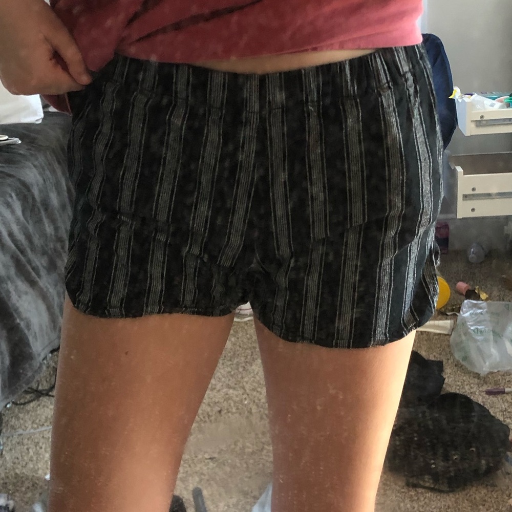brandy melville striped shorts